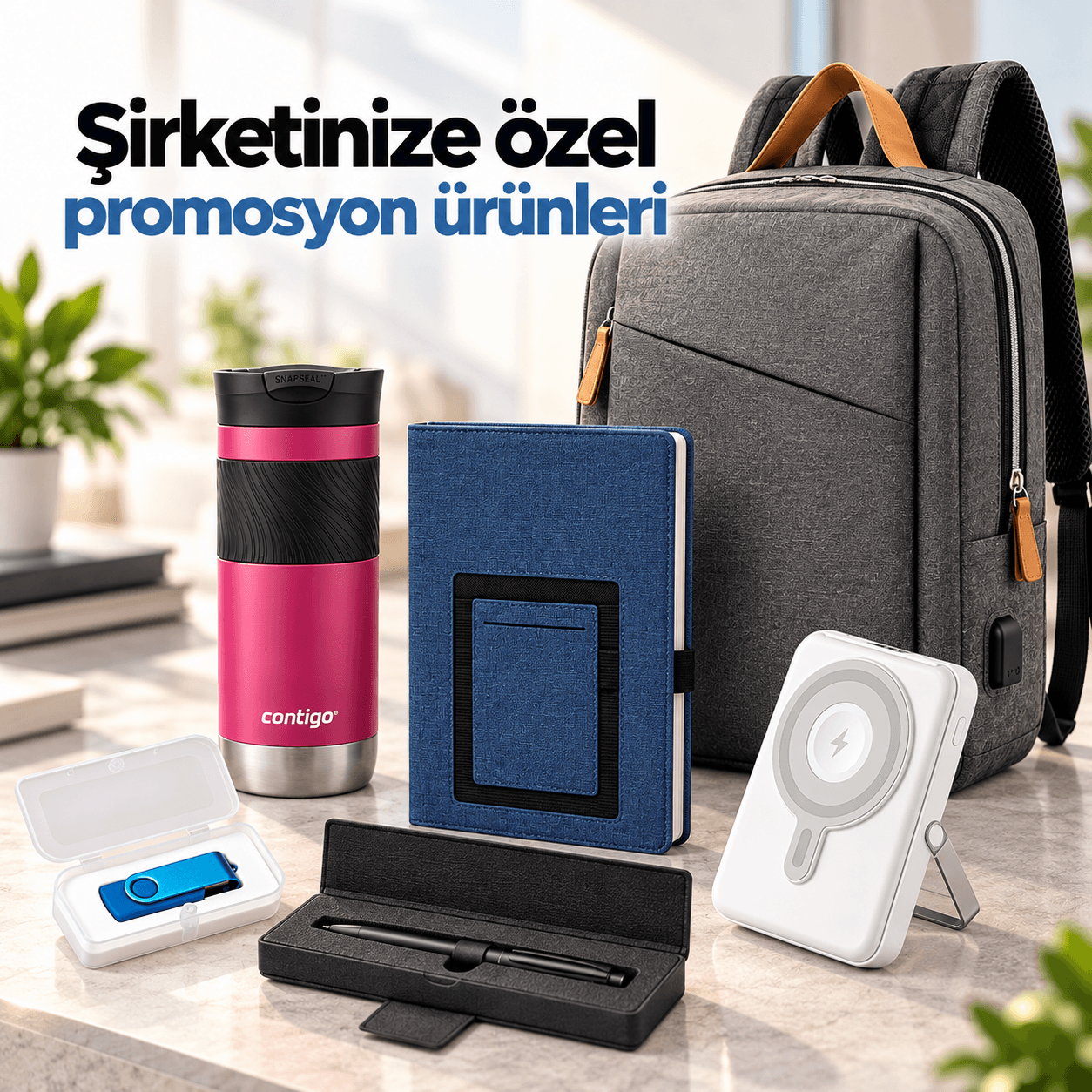Logo baskılı promosyon ürünleri