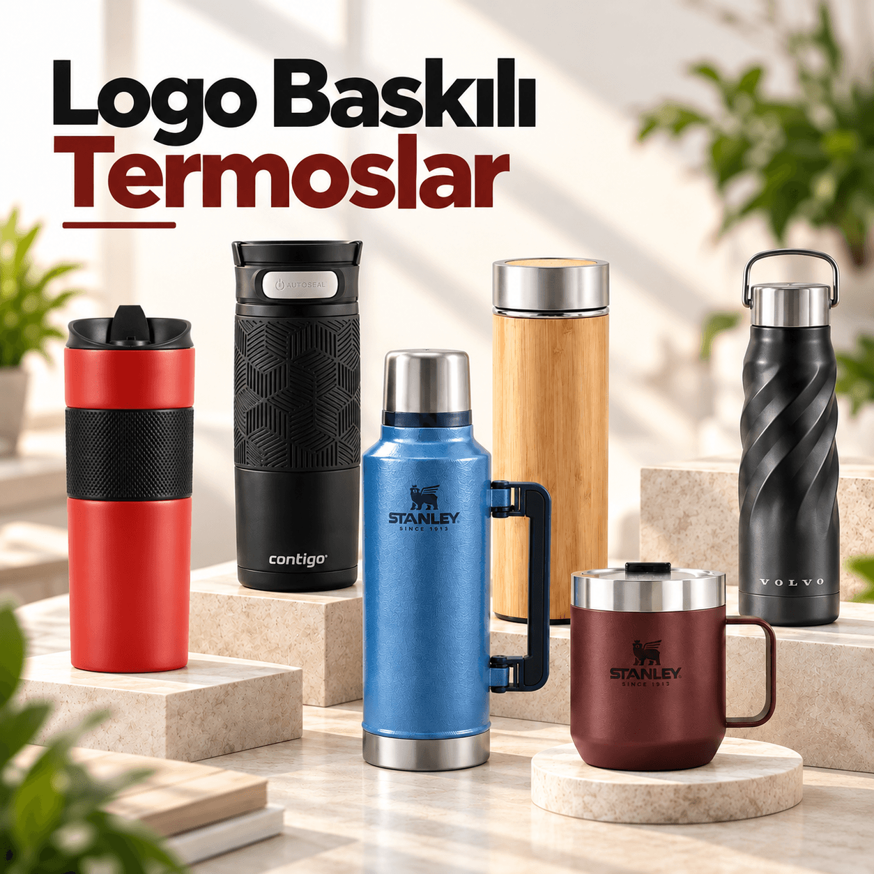 Logo baskılı termos kampanyası