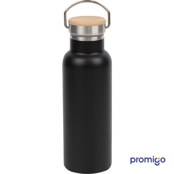 Bambu Kapaklı Çelik Termos 600 ml – görsel 3
