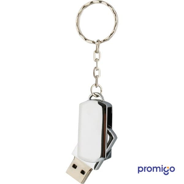 Döner Kapaklı Metal 32 GB USB Bellek – görsel 3