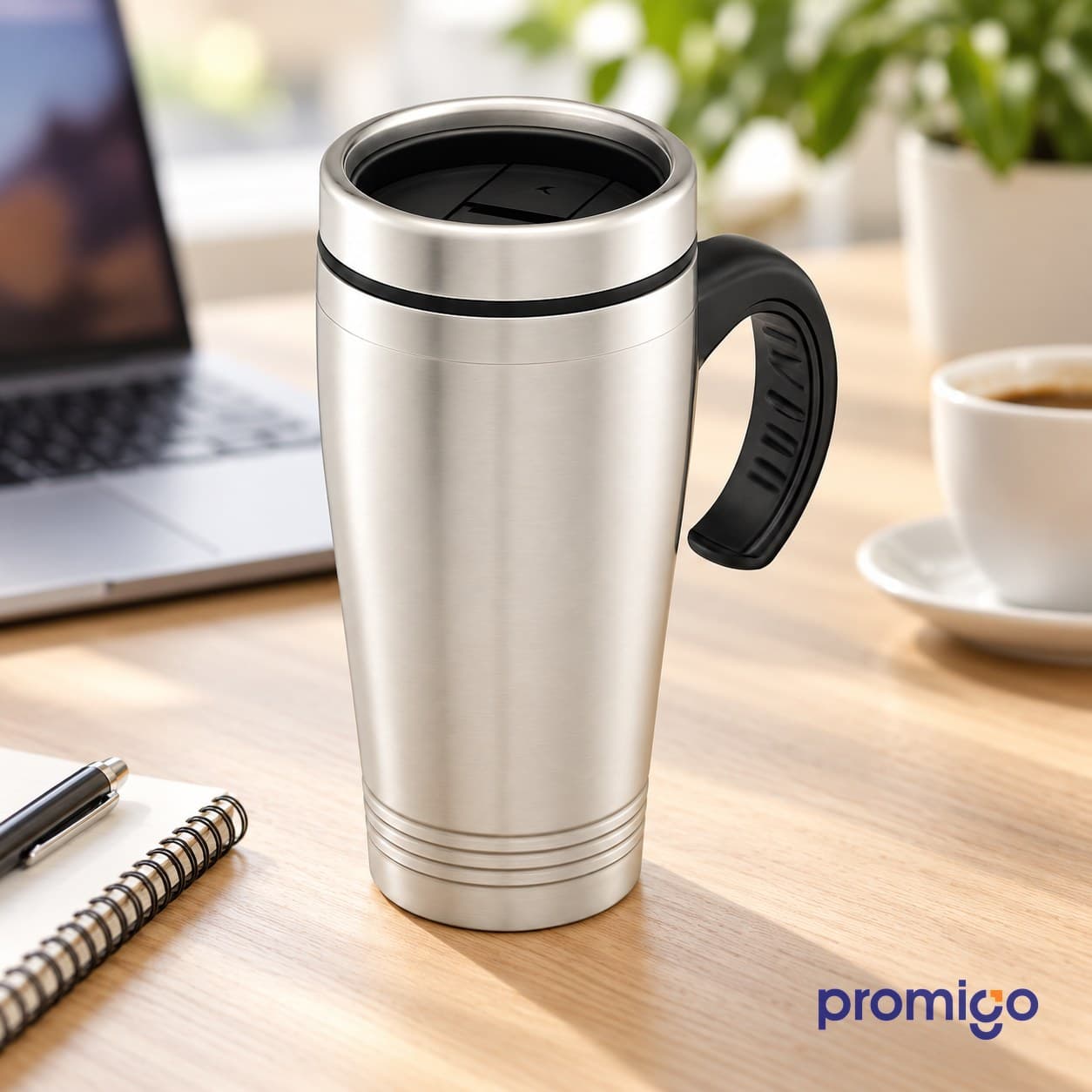 Kulplu Mug Çelik Termos 450 ml – görsel 2