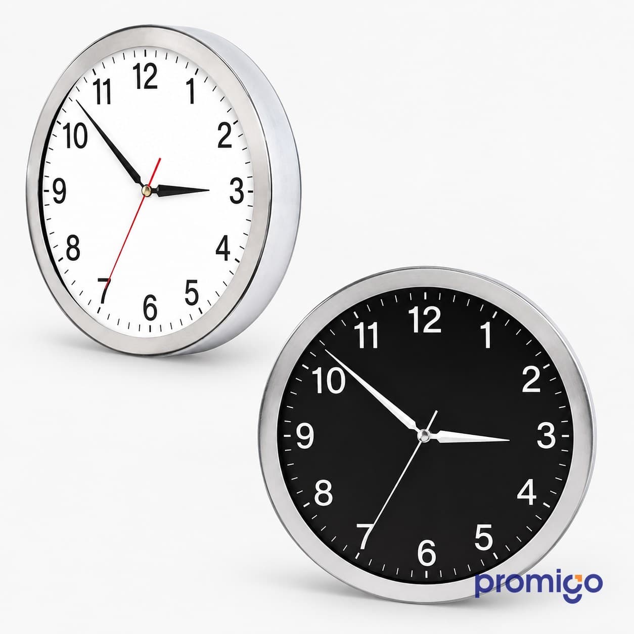 Paslanmaz Metal Duvar Saati 35 cm
