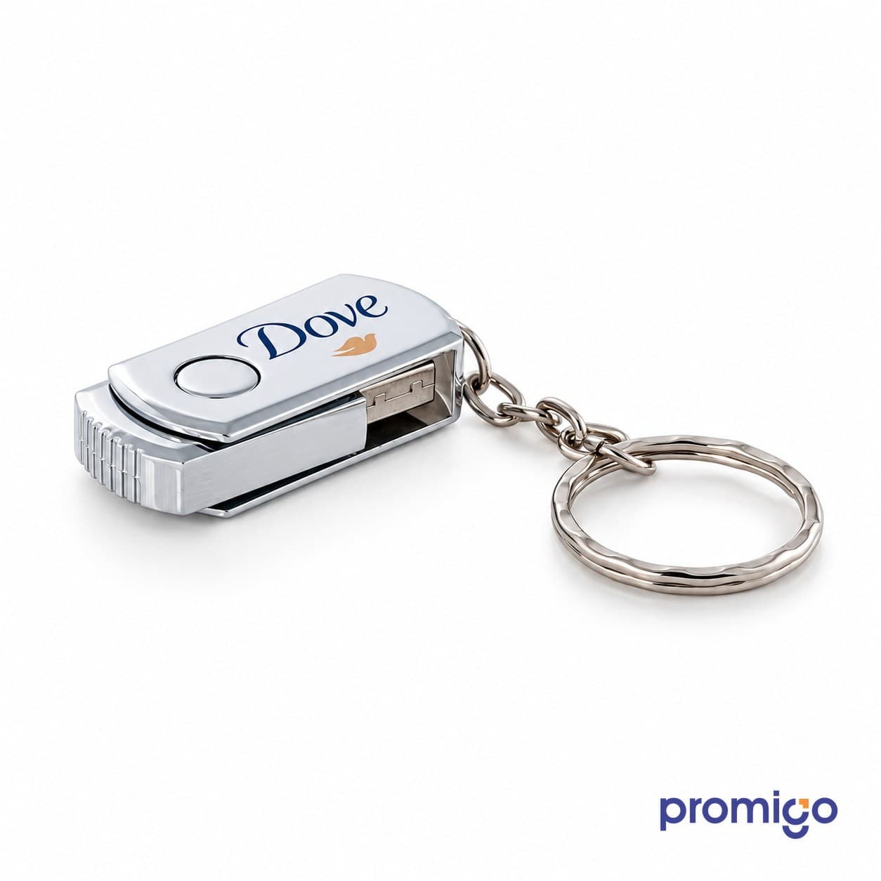 Döner Kapaklı Metal 32 GB USB Bellek