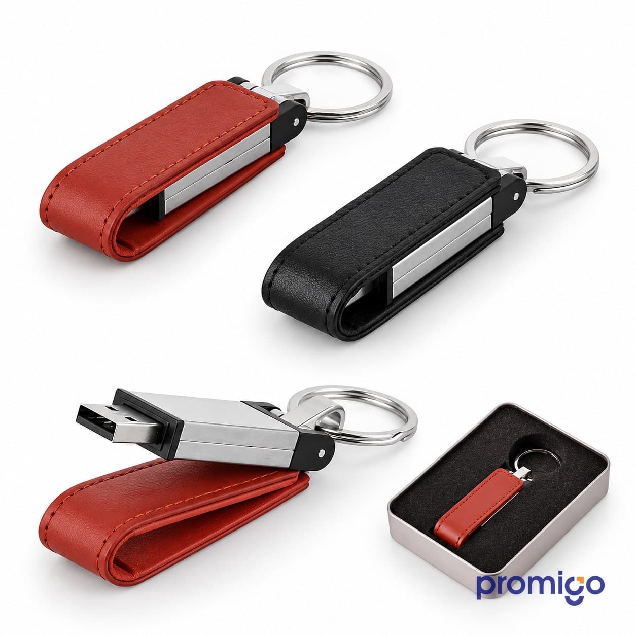 Deri Metal USB Bellek 32 GB