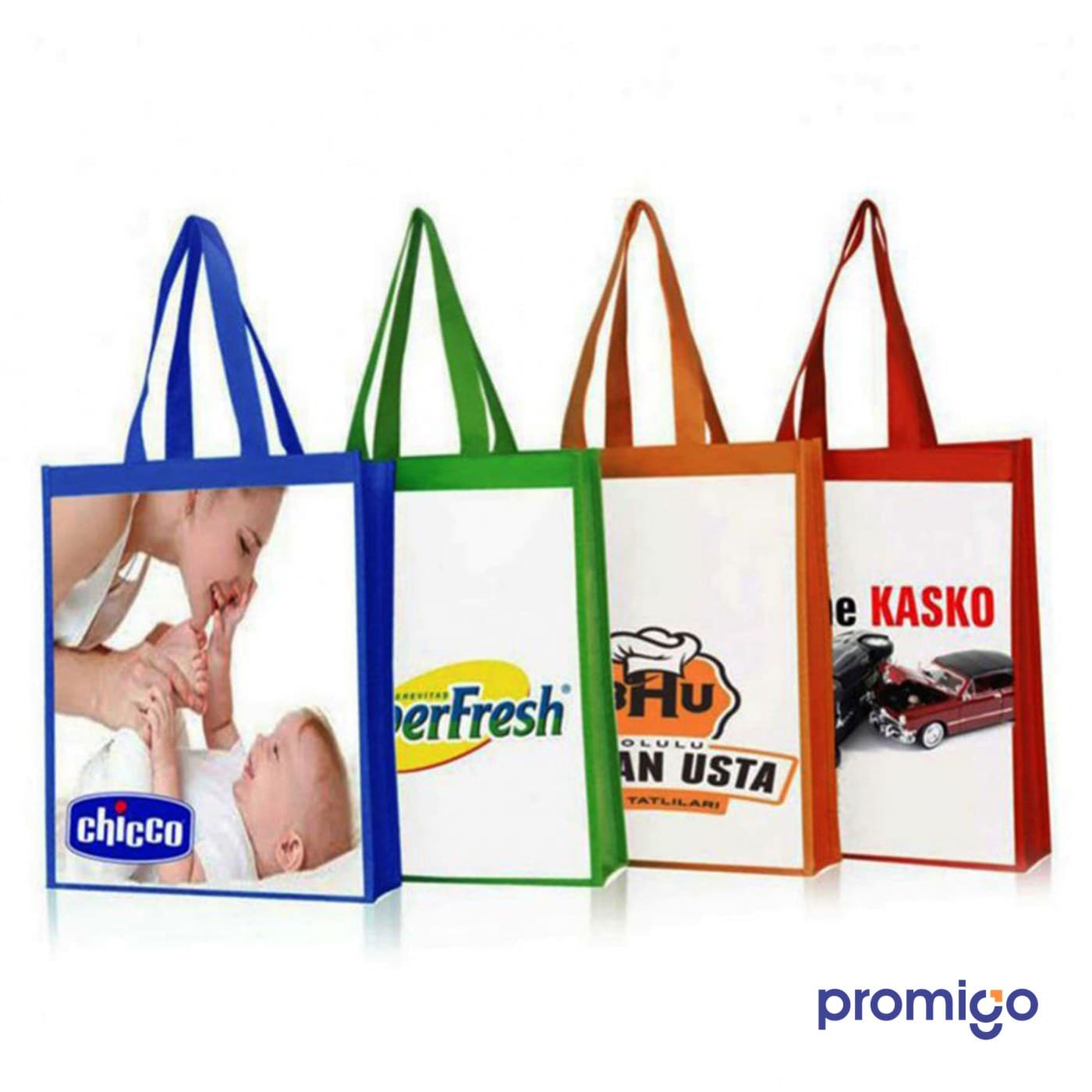 Baskılı Nonwoven Elyaf Bez Çanta – görsel 2
