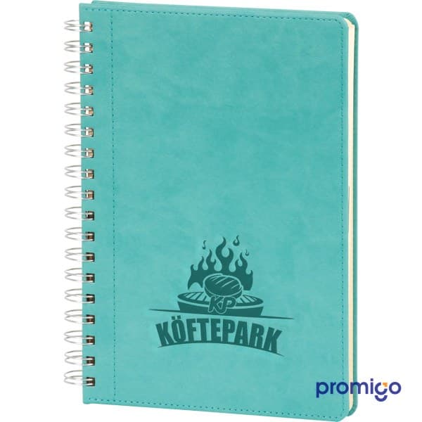 20x28 Cetvelli Spiralli Termo Deri Defter – görsel 3
