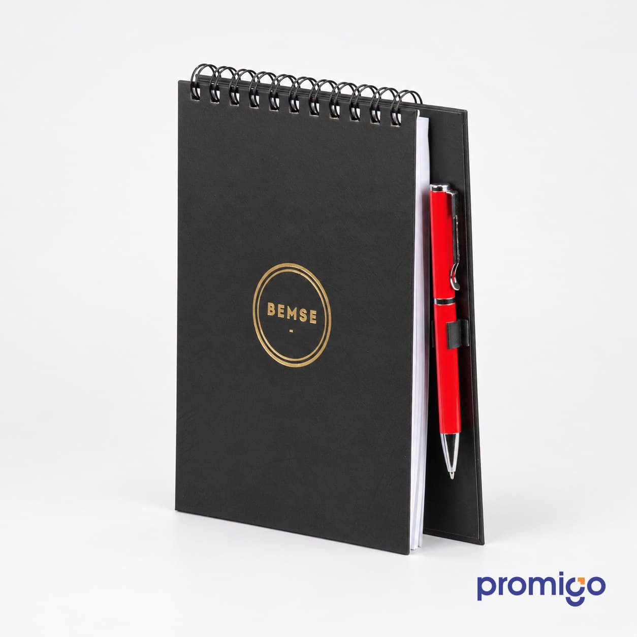 Sert Taslama Kapaklı Spiralli Bloknot Defter – görsel 3