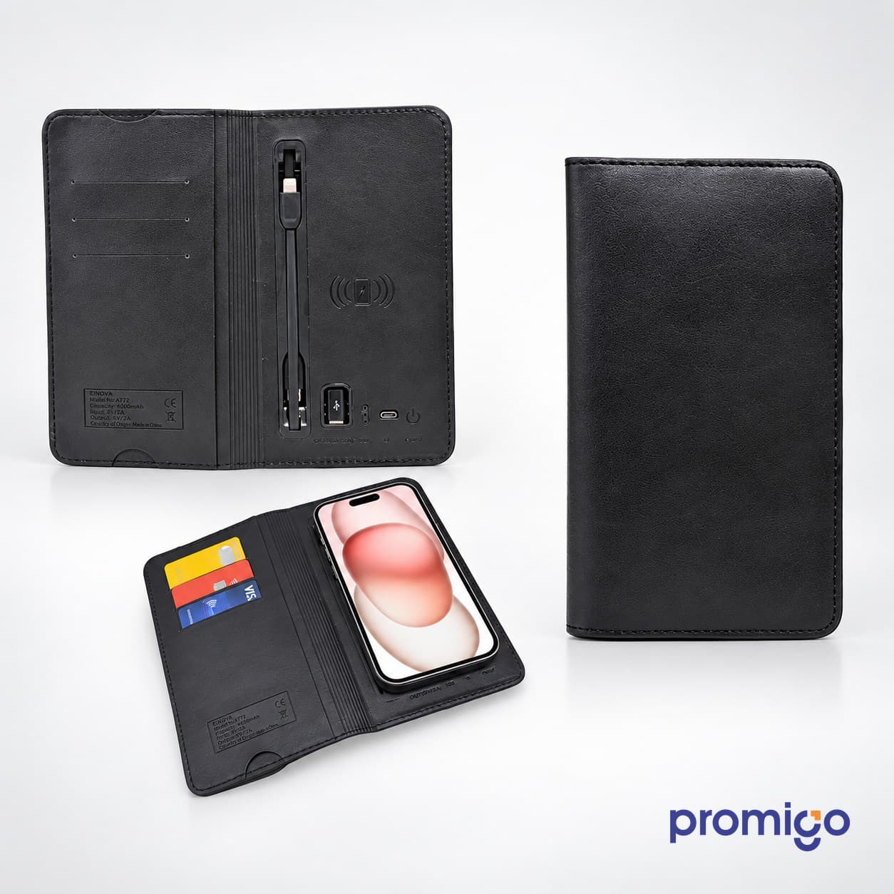 5000 mAh Powerbank Özellikli Cüzdan