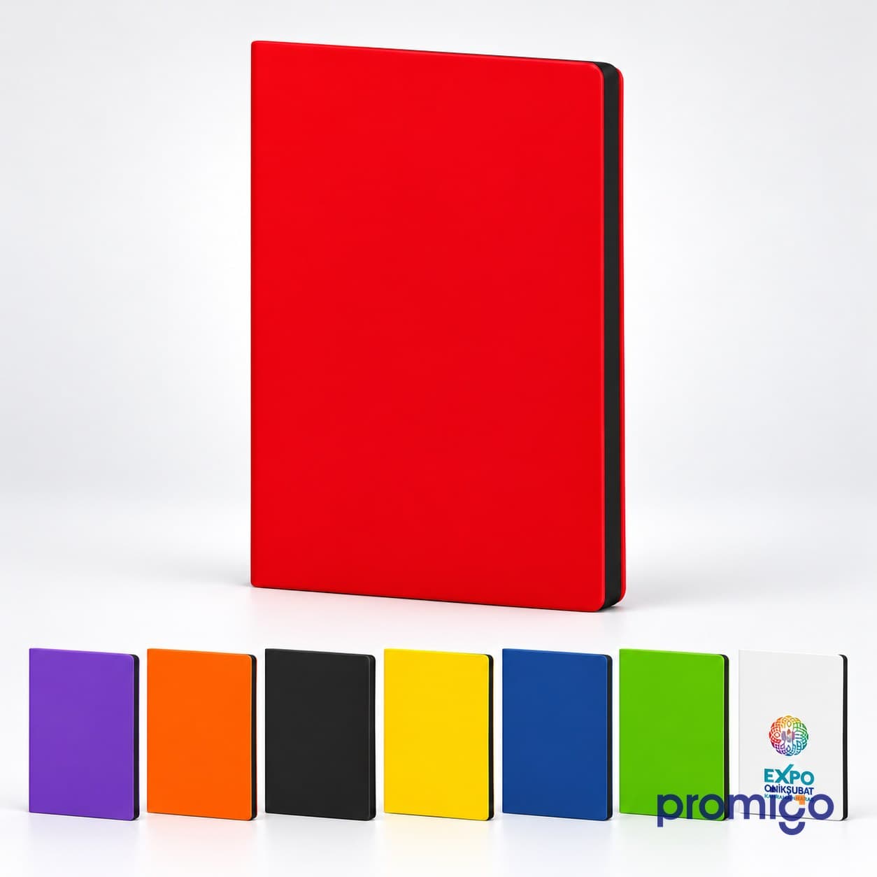 15x21 Kenarı Siyah Yumuşak Kapak Defter