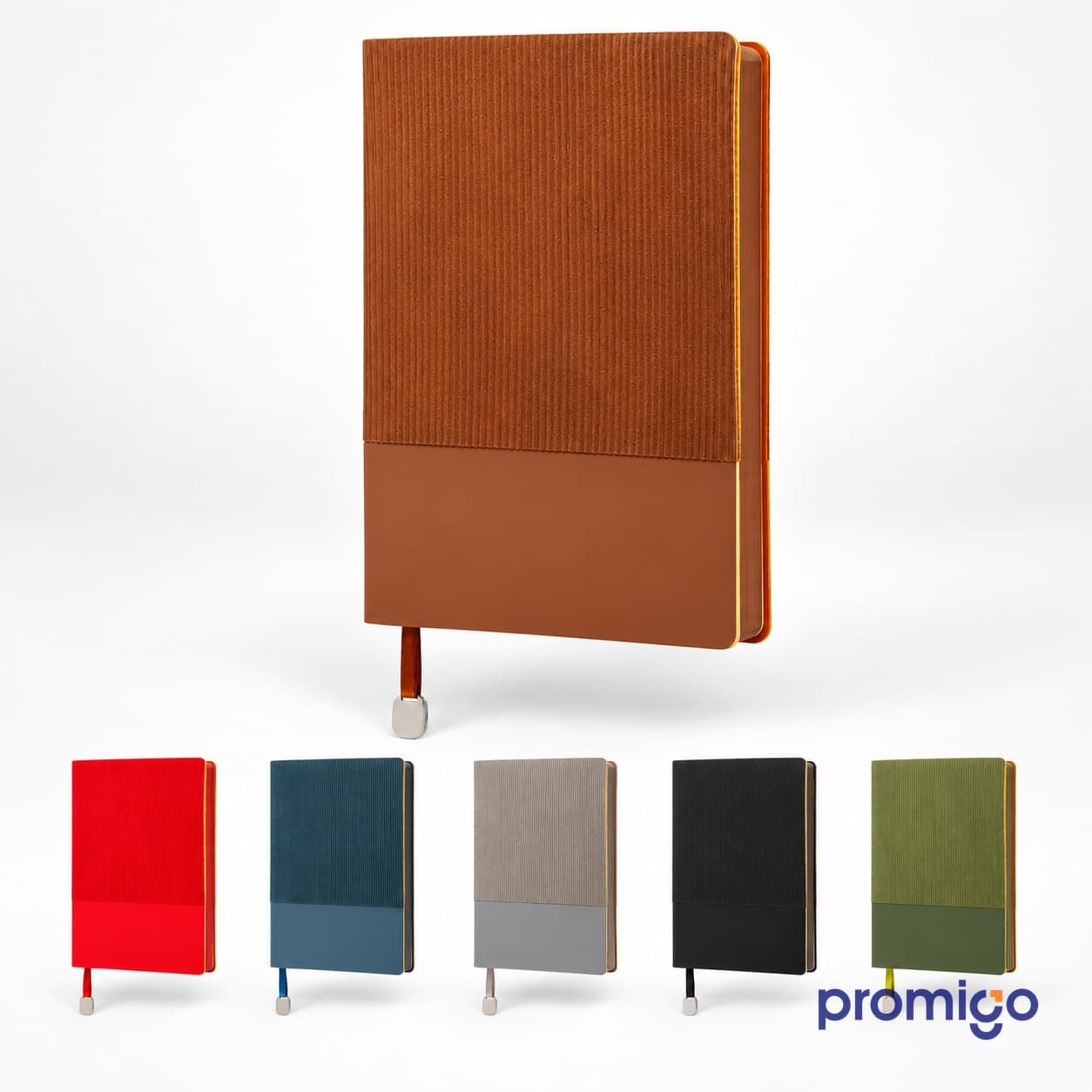 16x22 Kadife Kapak Metal Tokalı Defter