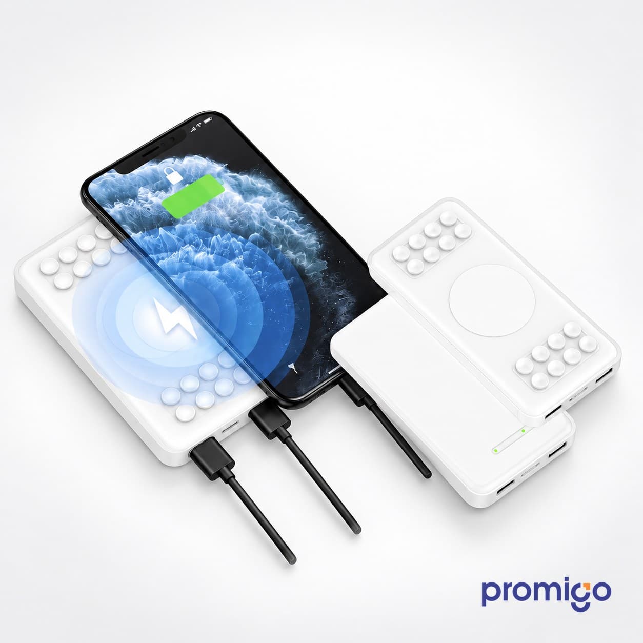 Wireless Wantuz Powerbank 10.000 mAh