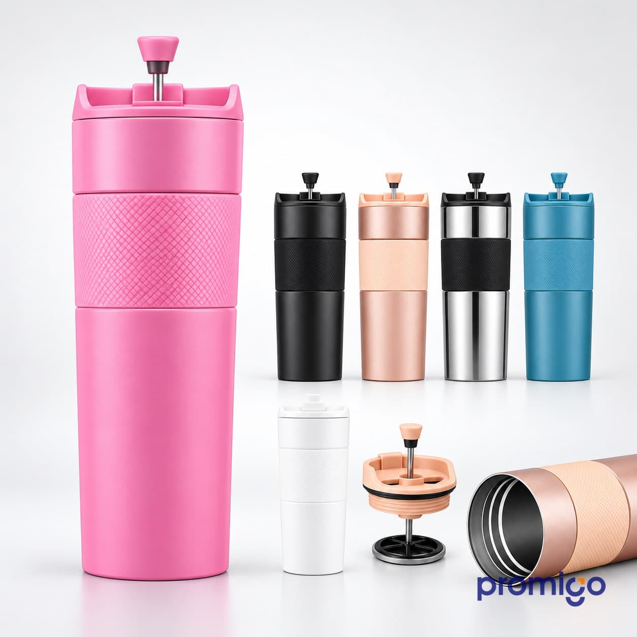 French Press Özellikli Çelik Termos