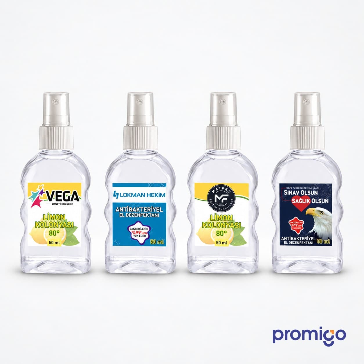 Logo Baskılı Sprey Kolonya 50 ml