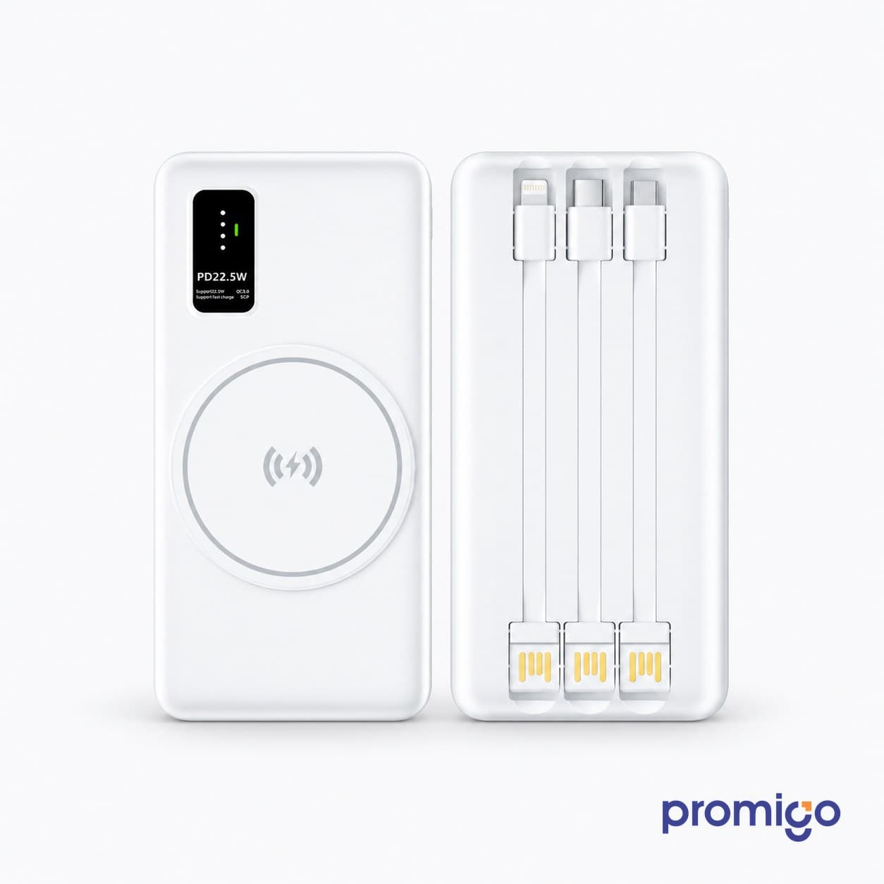 LED Göstergeli 10.000 mAh Wireless Kablosuz Powerbank