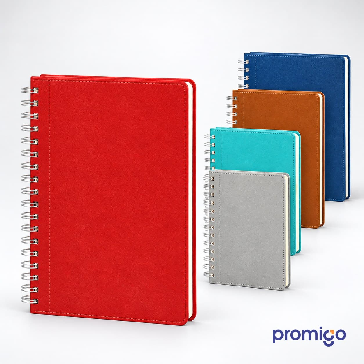 20x28 Cetvelli Spiralli Termo Deri Defter