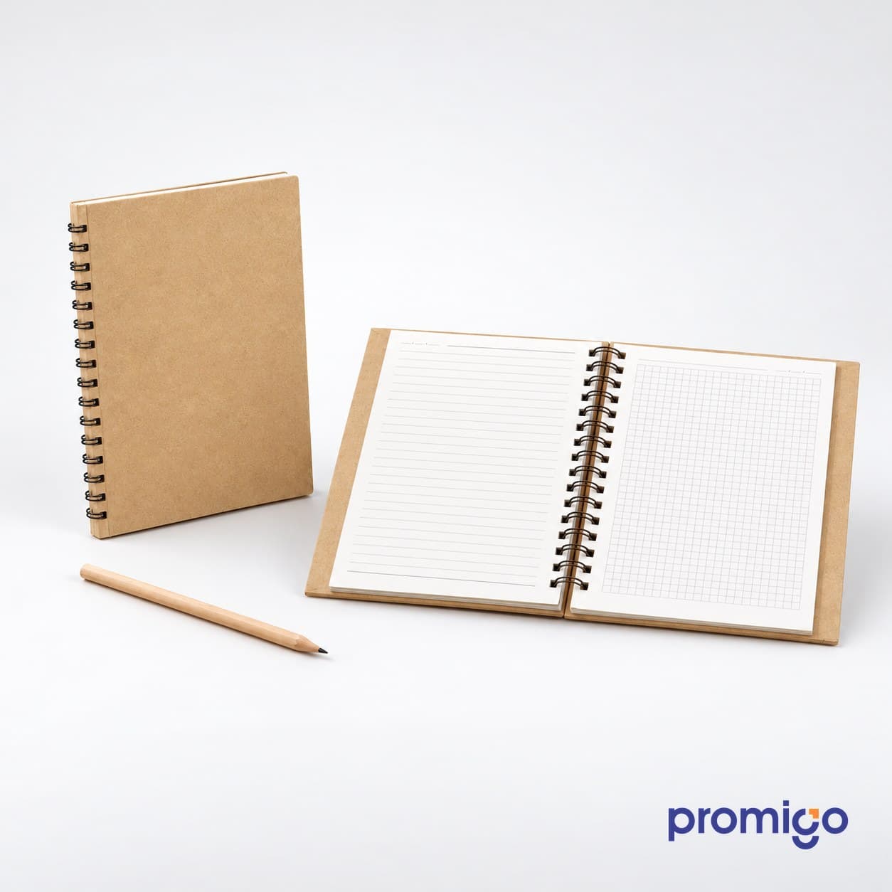 Doğa Dostu Gizli Spiralli Notebook Defter