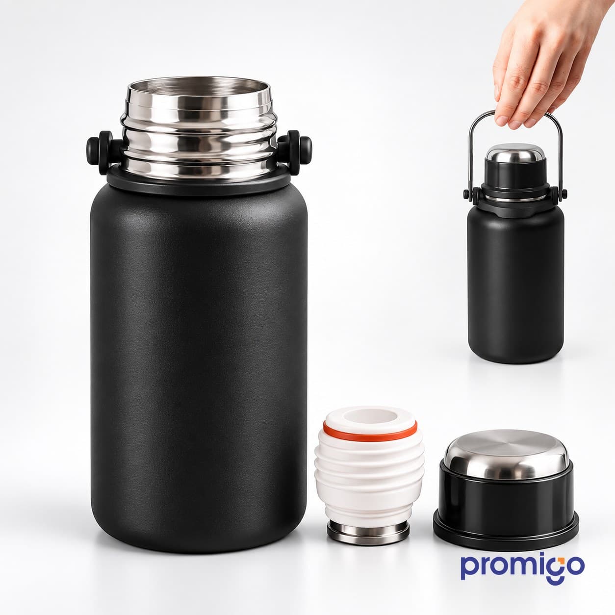 900 ml Kilitli Kapaklı Termos