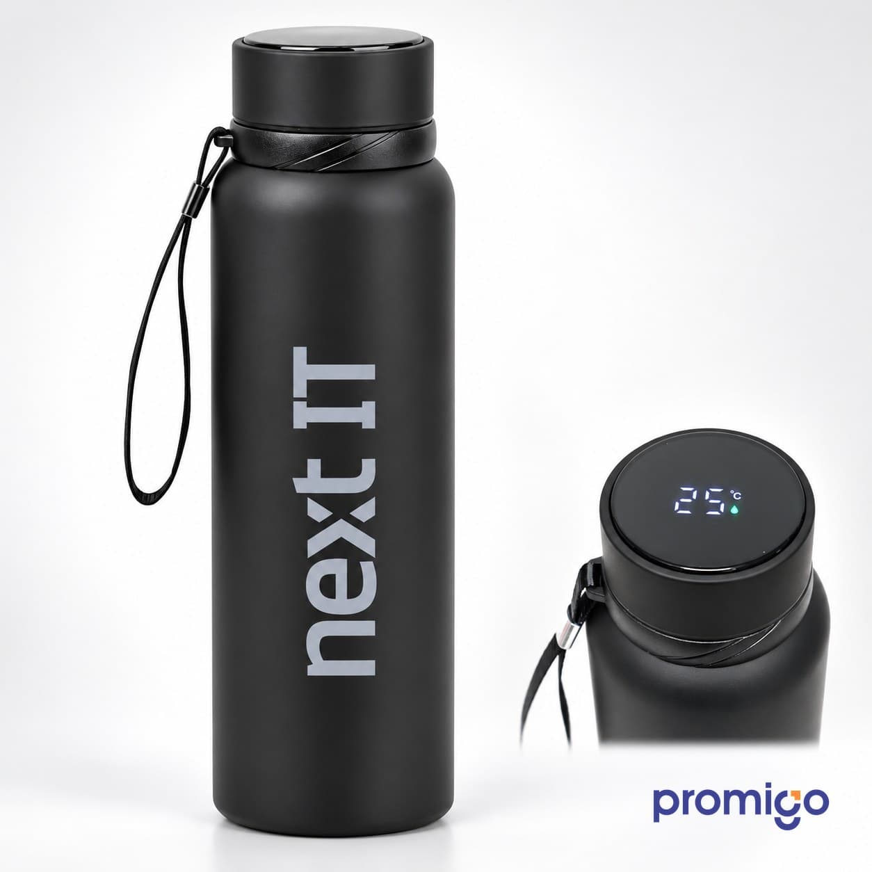 Led Sıcaklık Göstergeli Çelik Termos 1000 ml