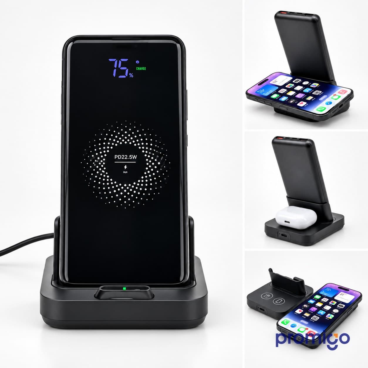 Standlı Wireless Özellikli Mobil Powerbank