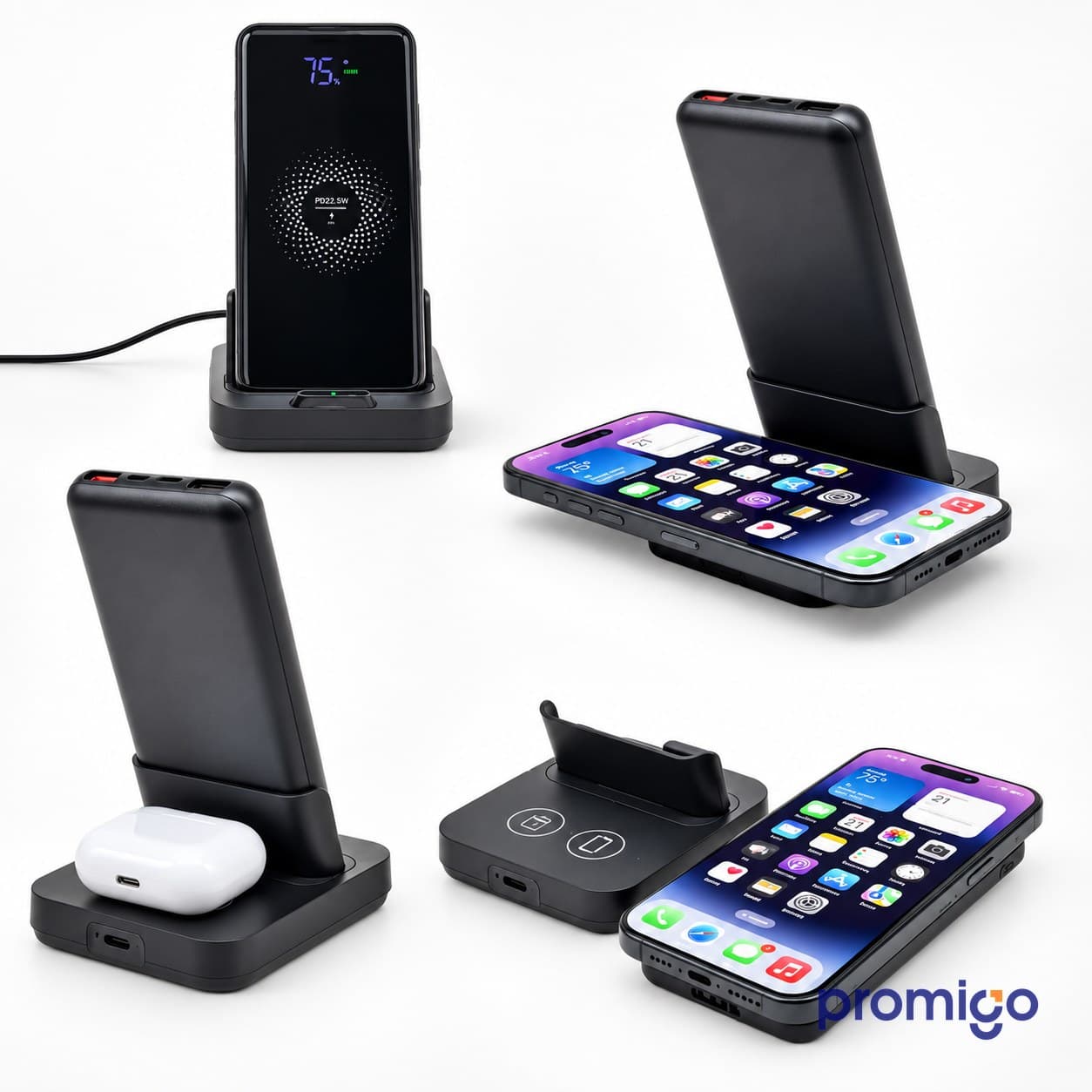 Standlı Wireless Özellikli Mobil Powerbank