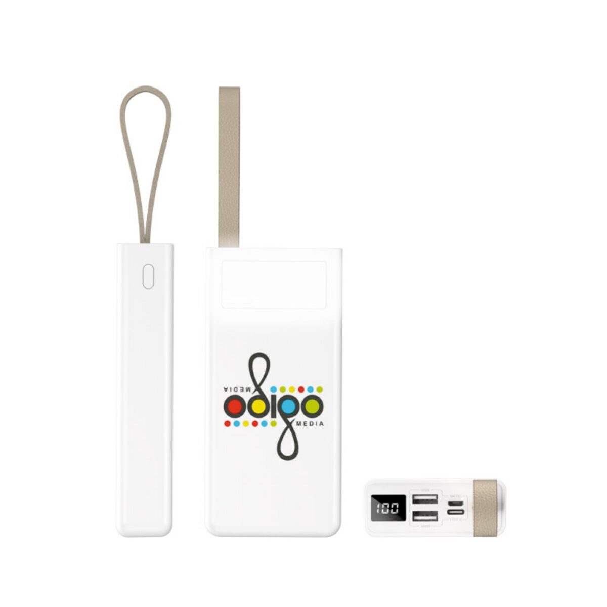 MG11946 - 20.000 mAh LCD Ekranlı Powerbank Şarj Cihazı - Görsel 1