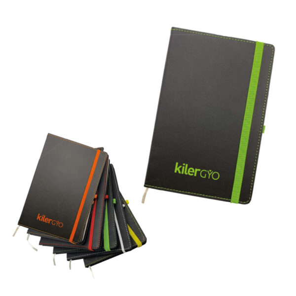 MG17103 - Çift Renkli Termo Deri Defter