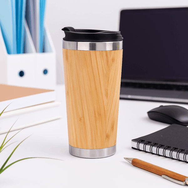 MGİ8117-Bambu Termos 450 ml