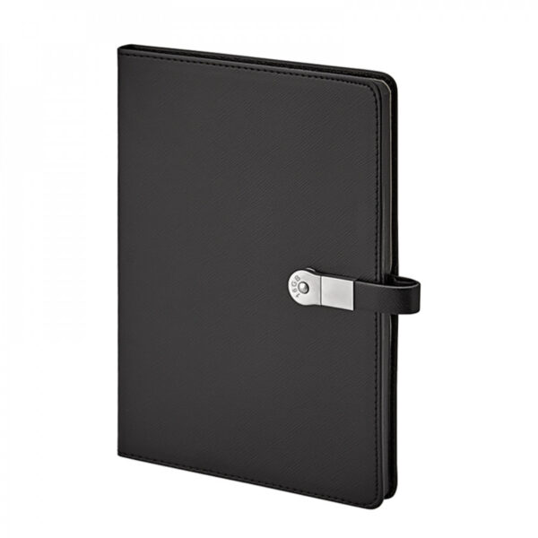 MGA217018 - Siyah Termo Deri Usb'Li Defter 15 x 21
