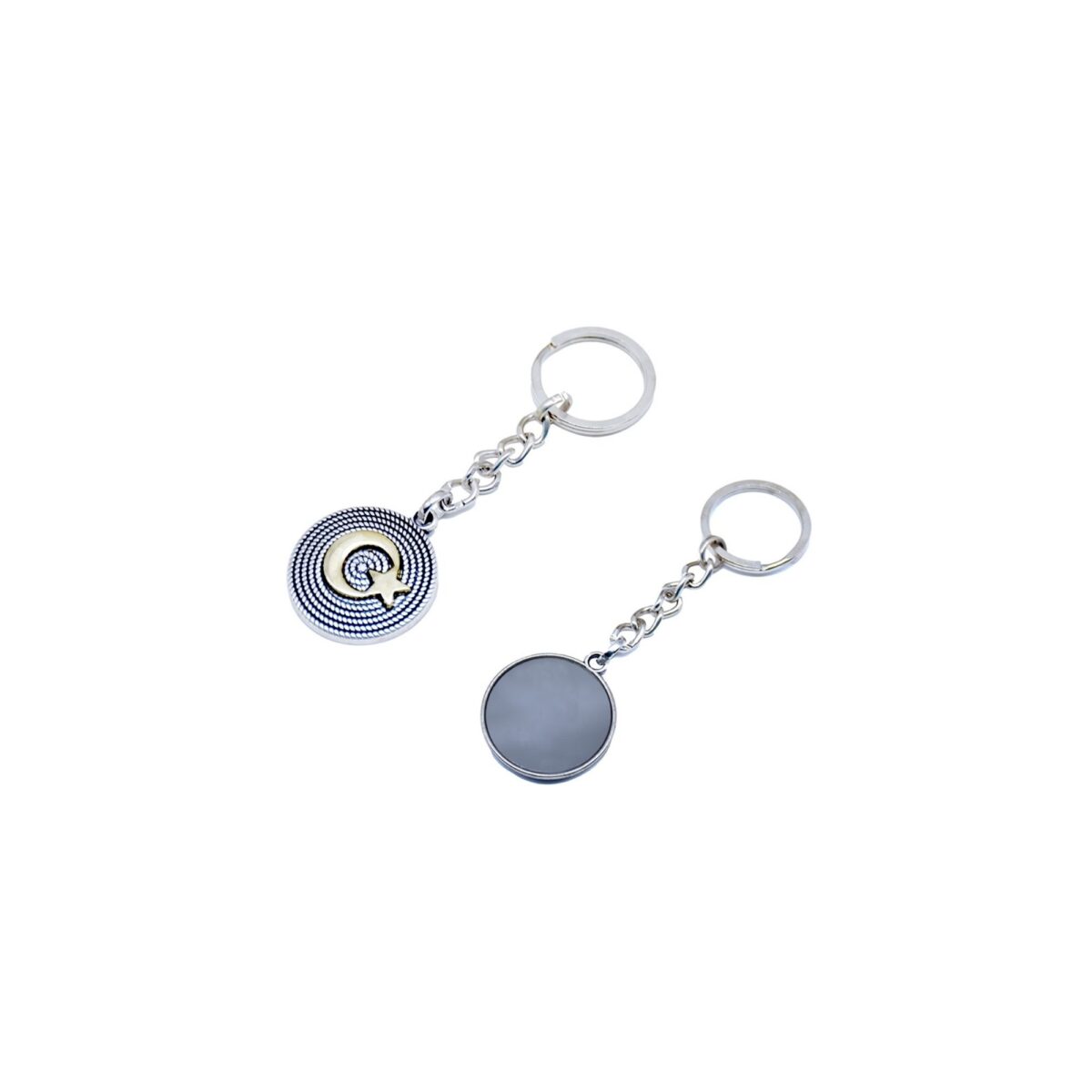 MG151459 - Türk Bayraklı Metal Anahtarlık - Görsel 1