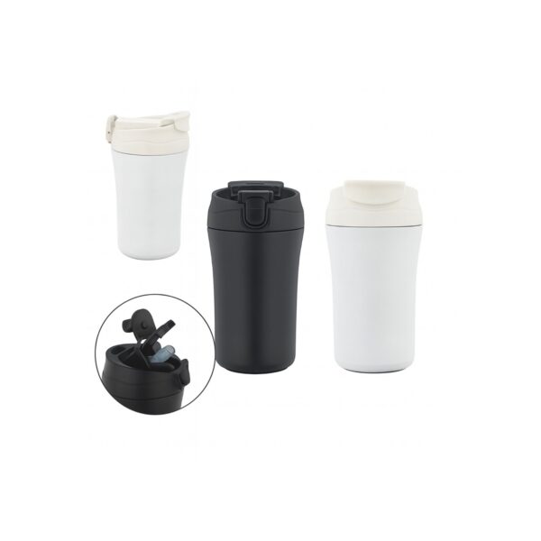 MGA253358 - Kilit Kapaklı Çelik Termos  400 ml