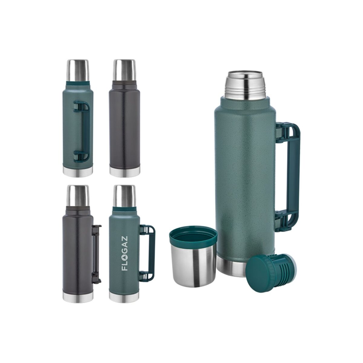 MGA253418  - Kulplu Paslanmaz Çelik Termos 1450 ml - Görsel 1
