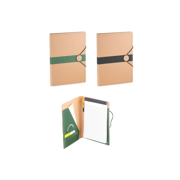 MG163949 - Geri Dönüşümlü Lastikli Toplantı Bloknotu 23 x 16,5