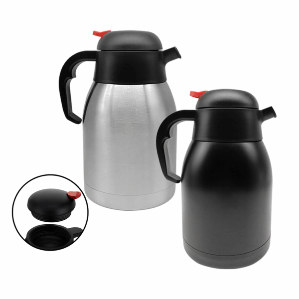MGA253438  - Kulplu Demlik Çelik Termos 1500 ml