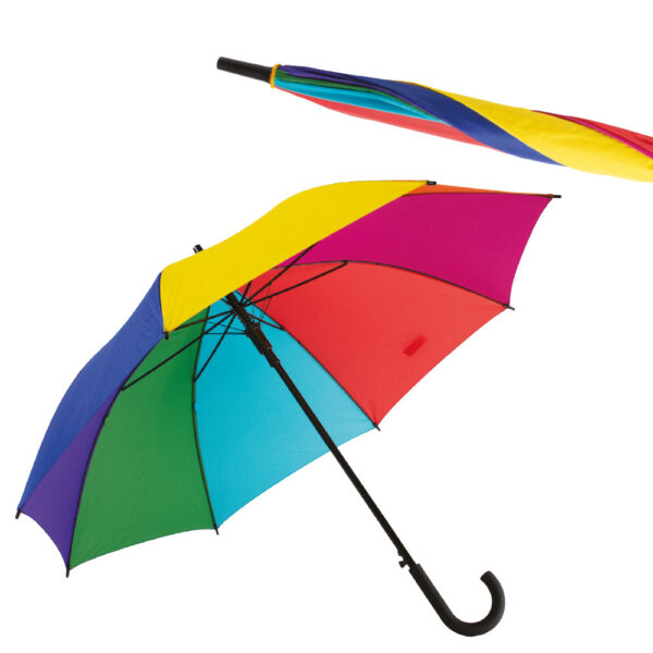 MG187689 - Fiber Glass Kırılmaz Gökkuşağı Şemsiye