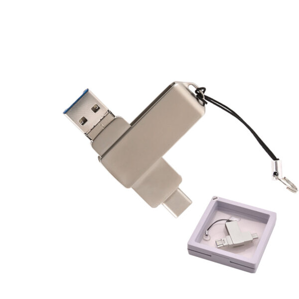 Silver 64 GB OTG Usb Bellek